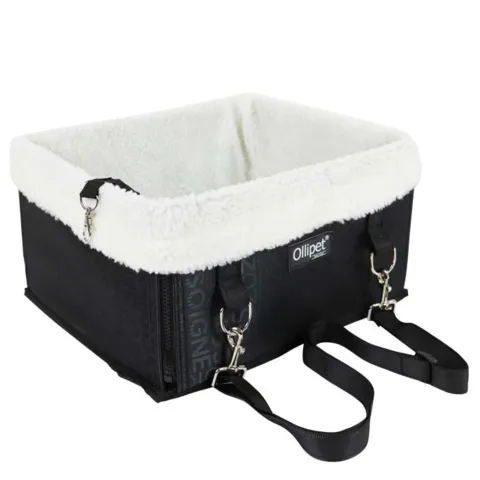 Luksus biltaske m. lammeskind | 2 str. | OUTLET